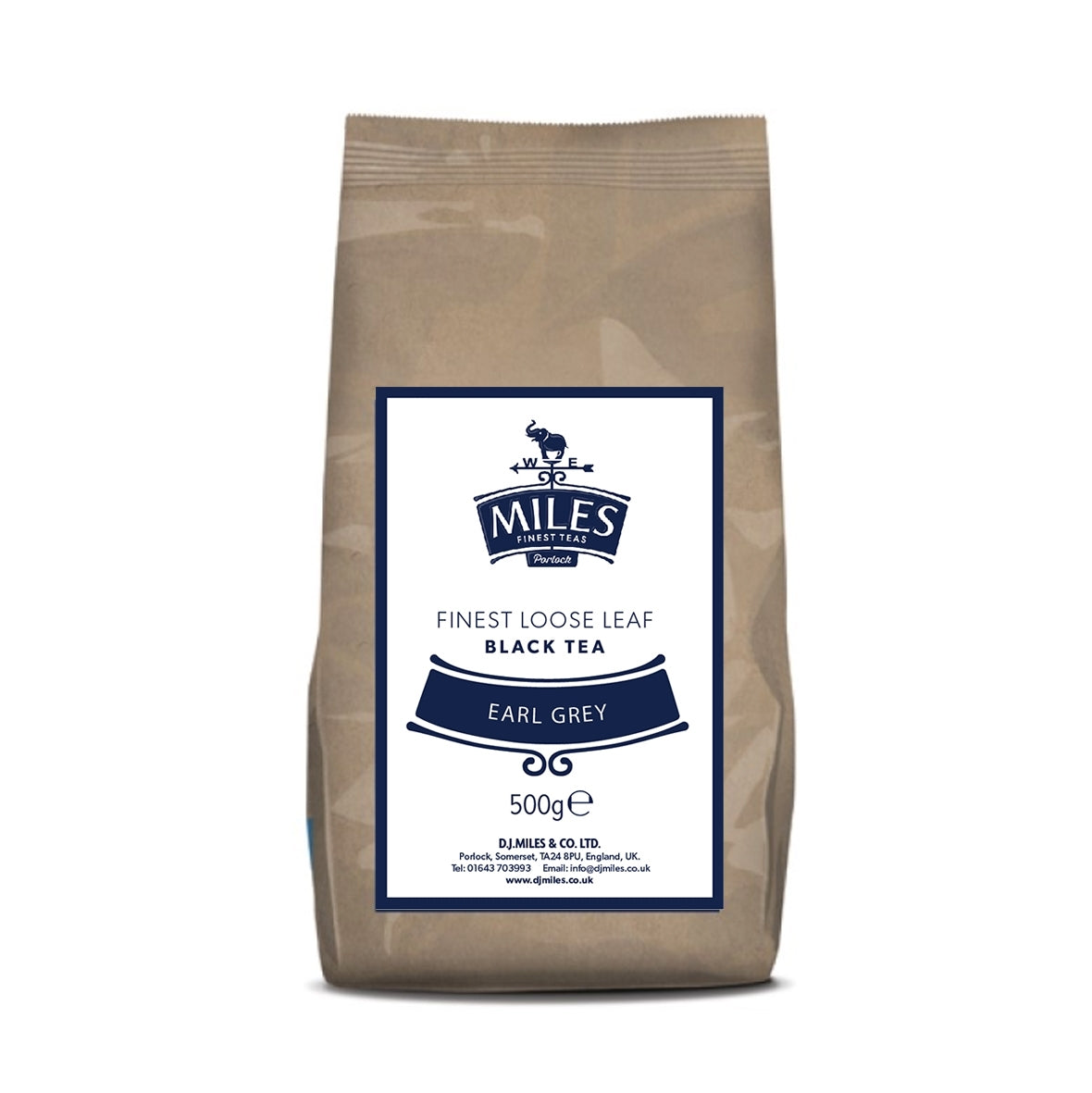 MILES EARL GREY LOOSE LEAF TEA 500g