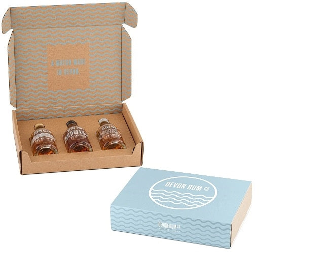 DEVON RUM GIFT SET 5cl x 3 x 1