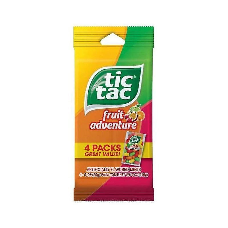 TIC TAC FRUIT ADVENTURE *4 PACK* X 20