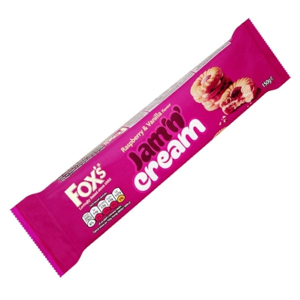 FOXS JAM AND CREAM 150G X 20