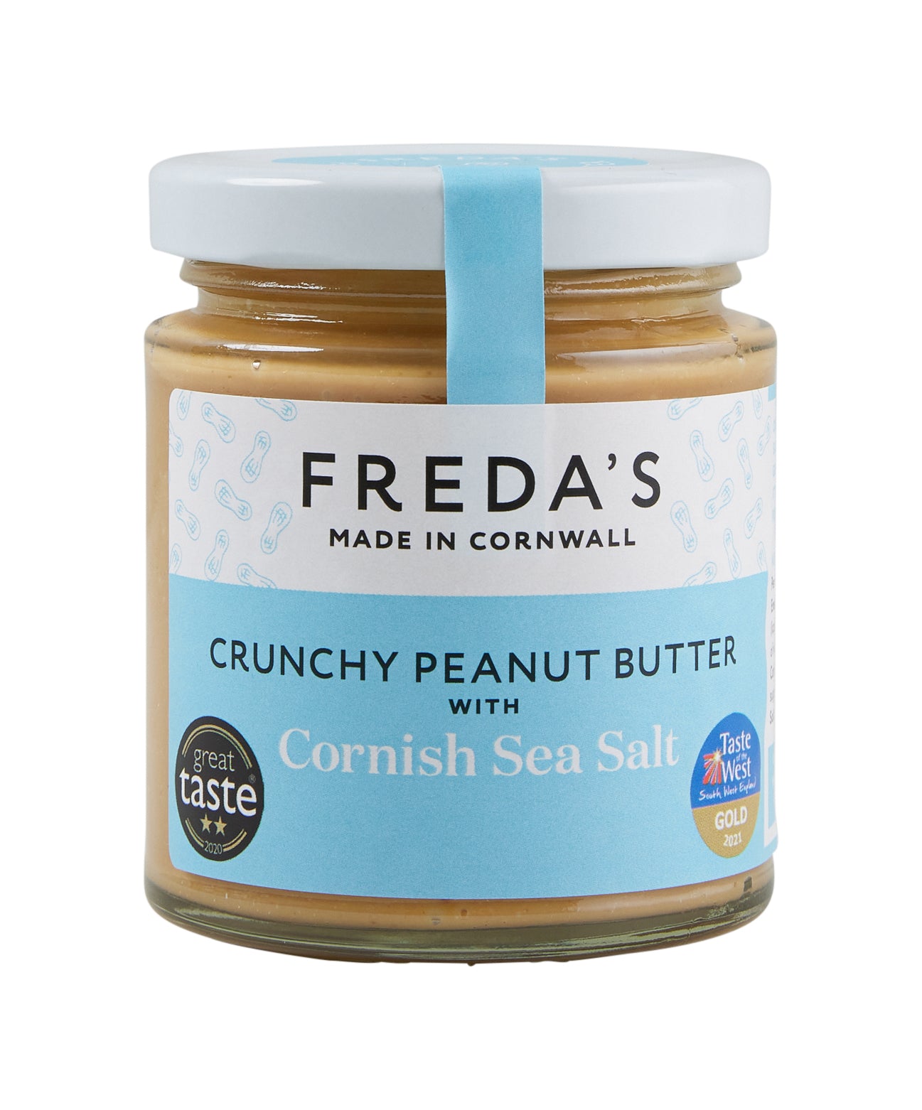 FREDAS PEANUT BUTTER & CORNISH SEA SALT 180g x 6