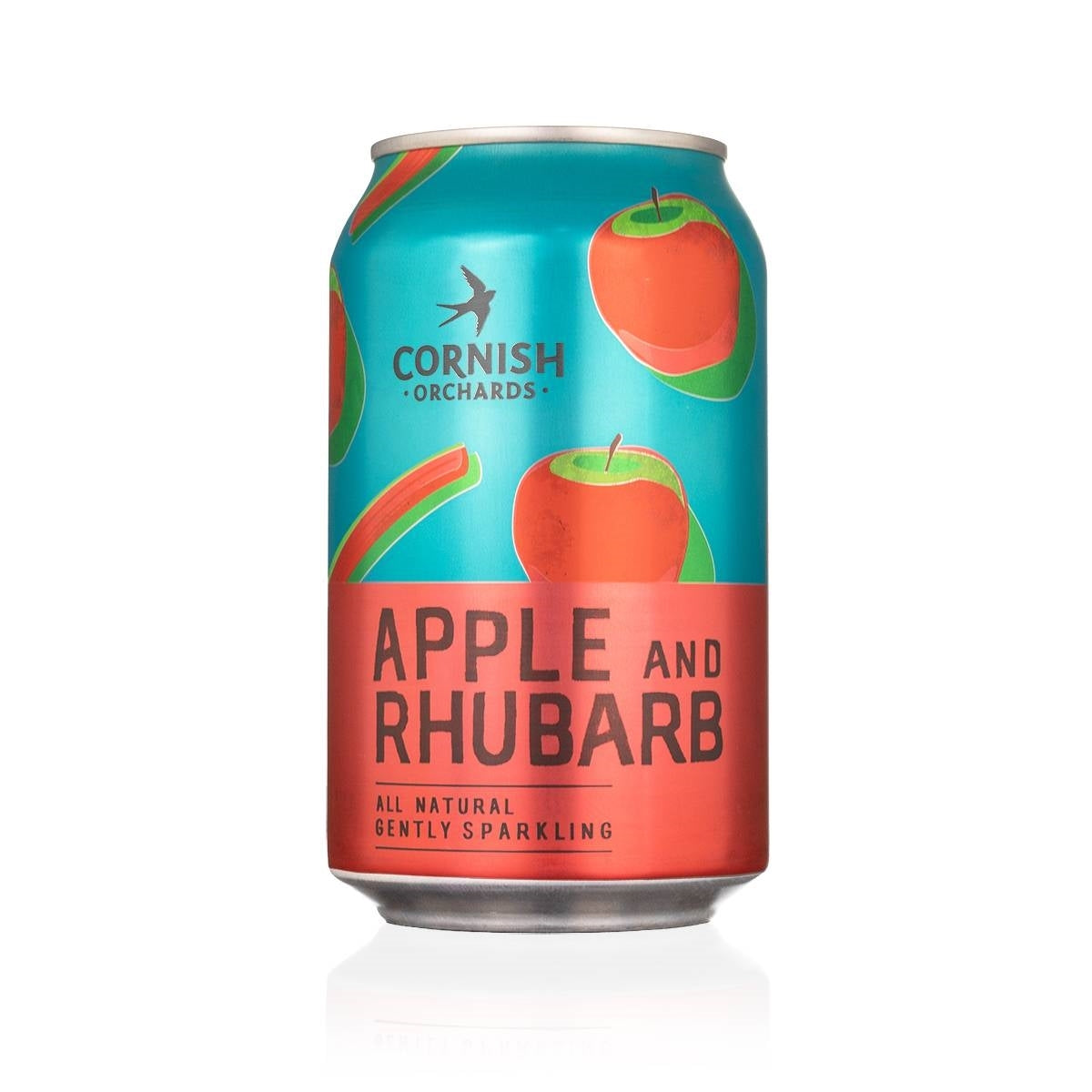 CORNISH ORCHARD APPLE & RHUBARB CAN 330ml x 24