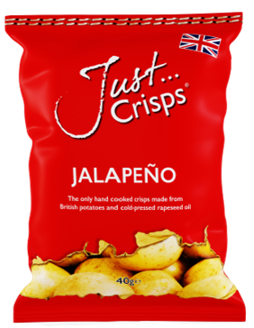 JUST CRISPS JALAPENO 40g x 24