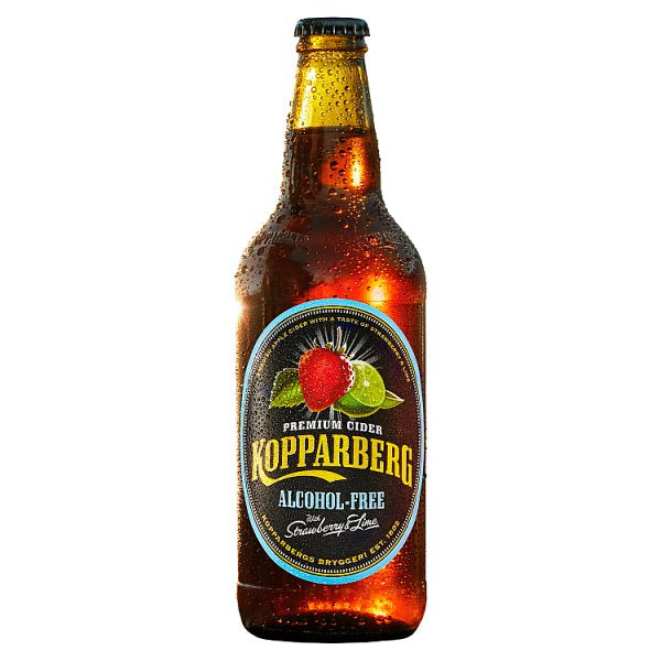 KOPPARBERG 0% ALCOHOL FREE STRAW & LIME 500ML X 8