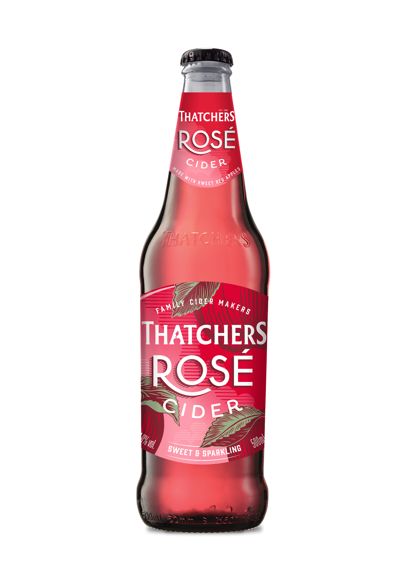 THATCHERS *ROSE* BOTTLES 500ML X 6
