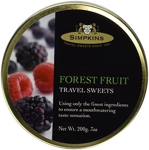 SIMPKINS FOREST FRUIT TIN 200G X 6