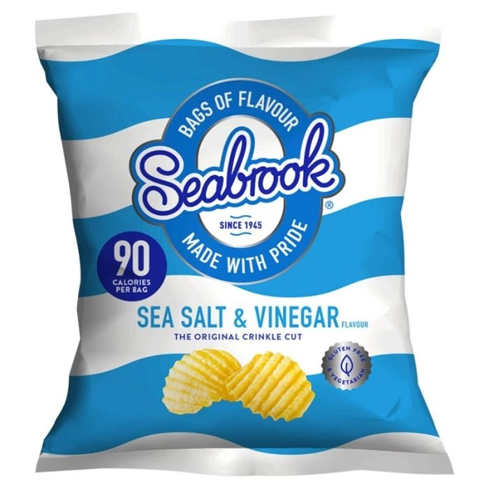 SEABROOK SALT & VINEGAR 18G X 50