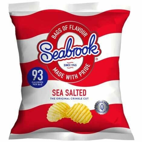SEABROOK SALTED 18G X 50