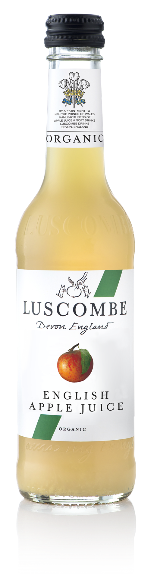 LUSCOMBE ORGANIC ENGLISH APPLE JUICE 27cl x 24