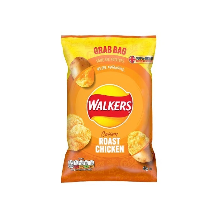 WALKERS GRAB BAG CHICKEN 45g x32