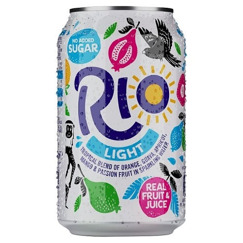 RIO LIGHT TROPICAL CAN 330ML X 24