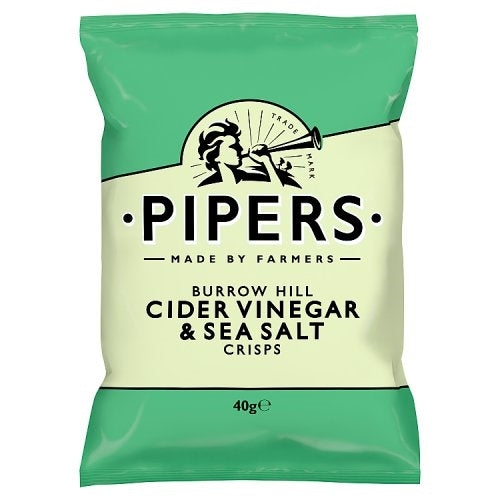 PIPERS CIDER VINEGAR & SEA SALT 40G X 24