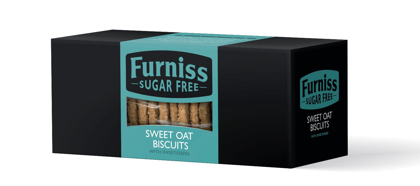 FURNISS SWEET OAT SUGAR FREE BISCUIT 180G X 12