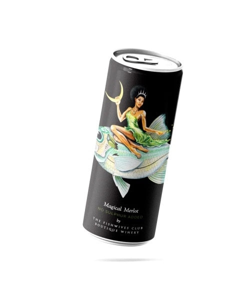 FISHWIVES MERLOT CAN 250ml X 24
