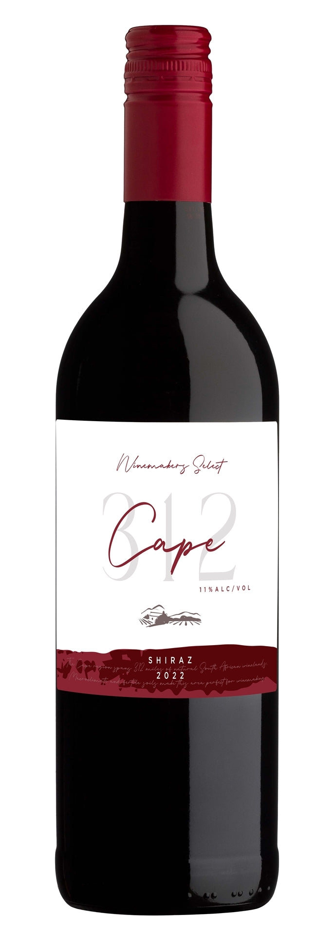 CAPE 312 SHIRAZ 70CL X 6