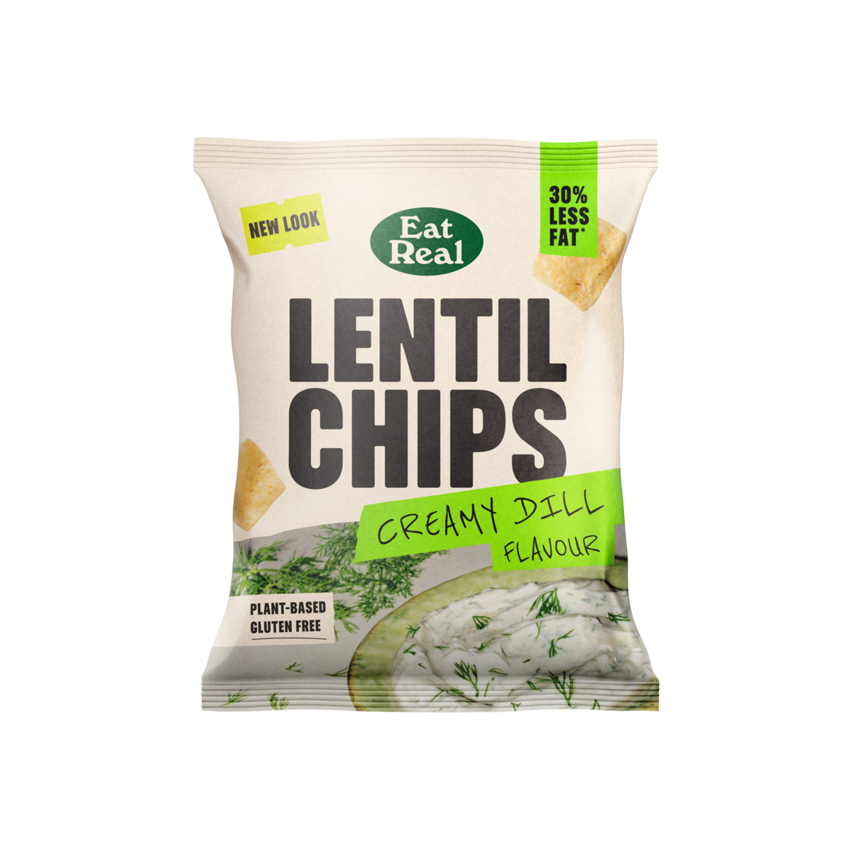 EAT REAL LENTIL CREAMY DILL 95g x 10