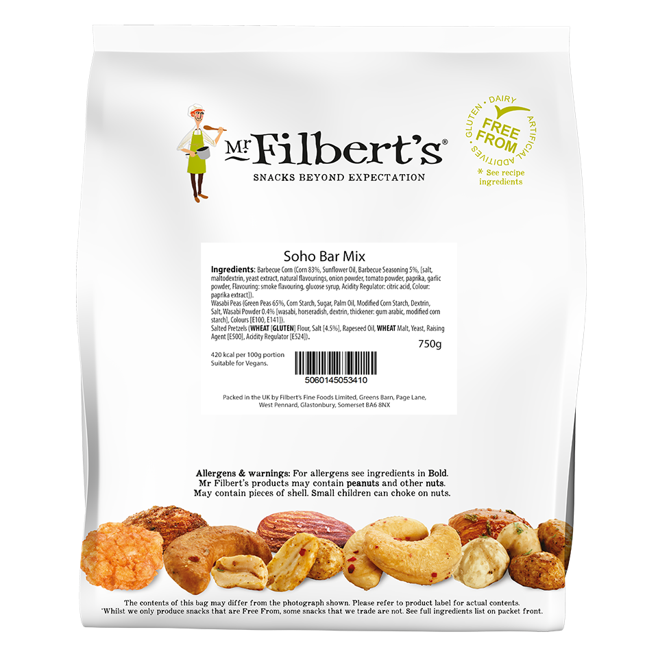 FILBERTS SOHO BAR MIX BULK 0.75KG