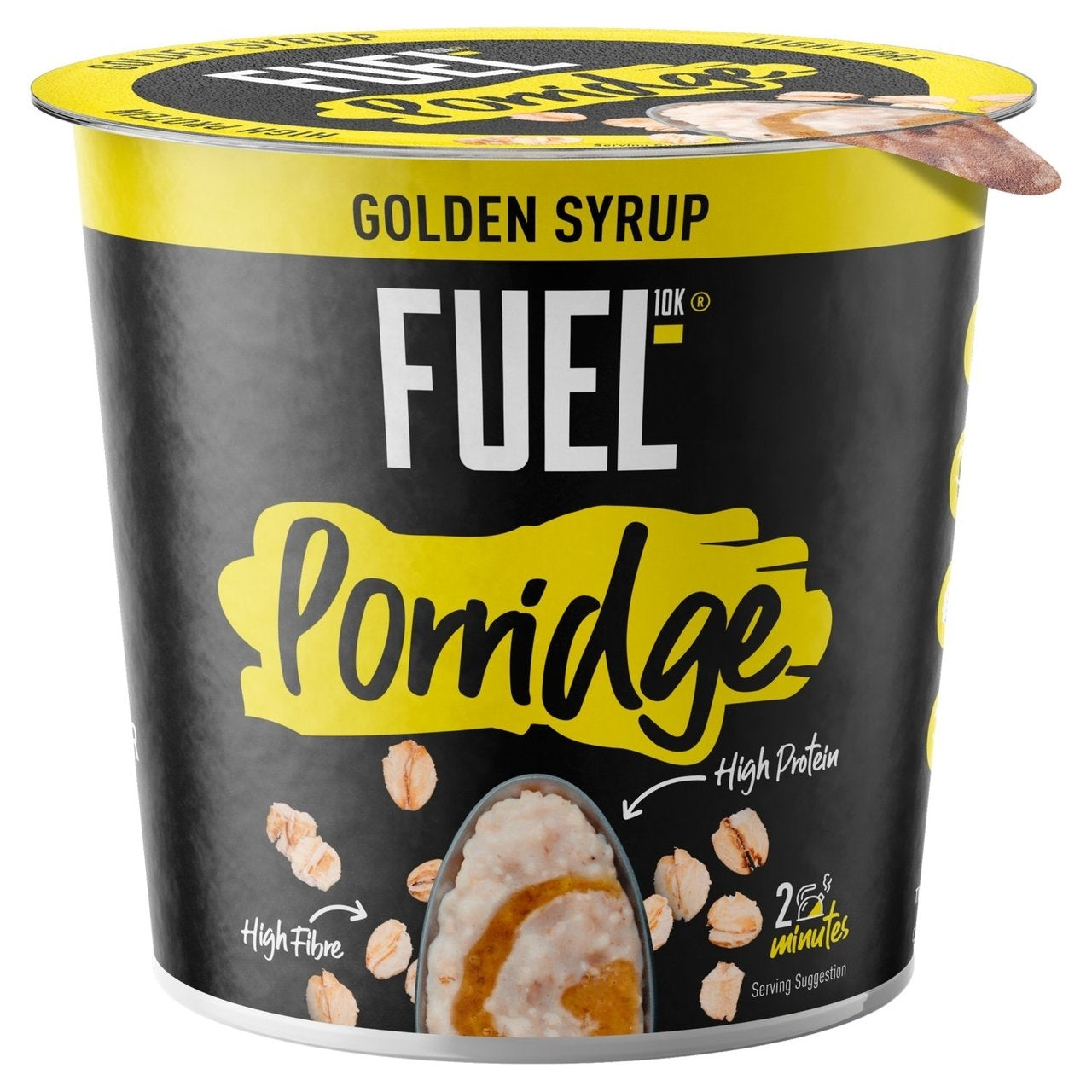 FUEL 10K PORRIDGE POT GOLDEN SYRUP 70G X 8
