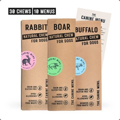 THE CANINE MENU MIXED CHEWS X 30