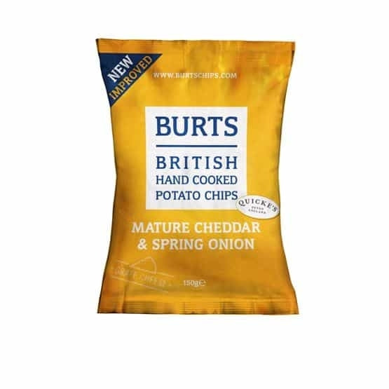 *150G* BURTS CHEDDAR & ONION x10