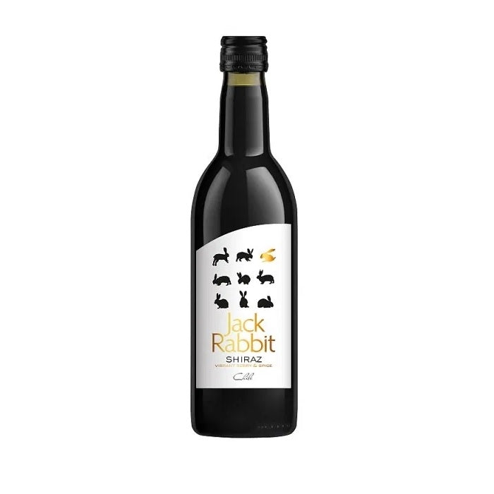 *187ML* JACK RABBIT SHIRAZ x 12