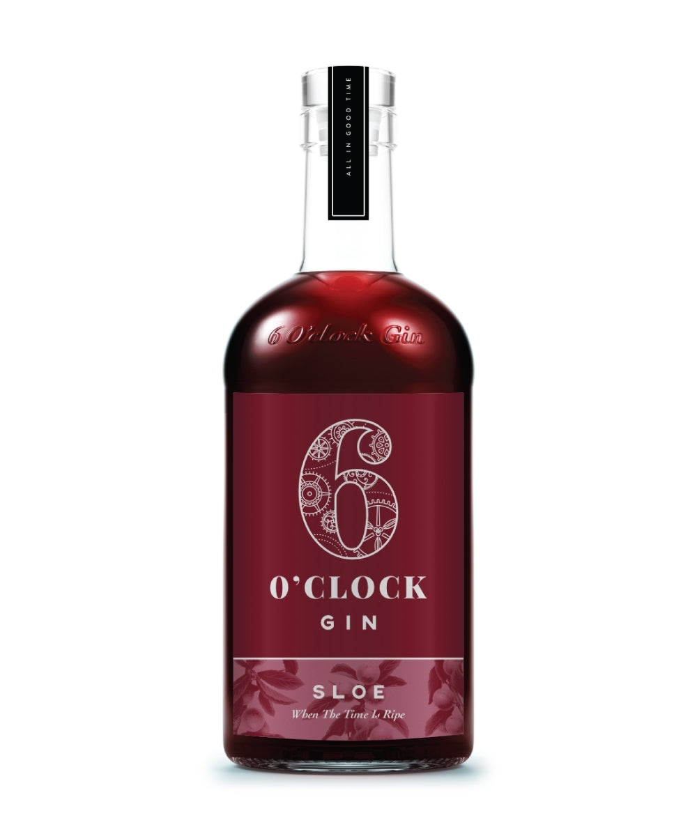 *SINGLE* 6 O'CLOCK SLOE GIN 26% 70CL