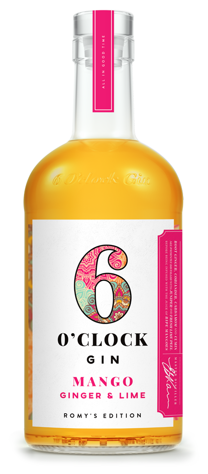 6 O'CLOCK GIN ROMYS (MANGO) 70cl x 6