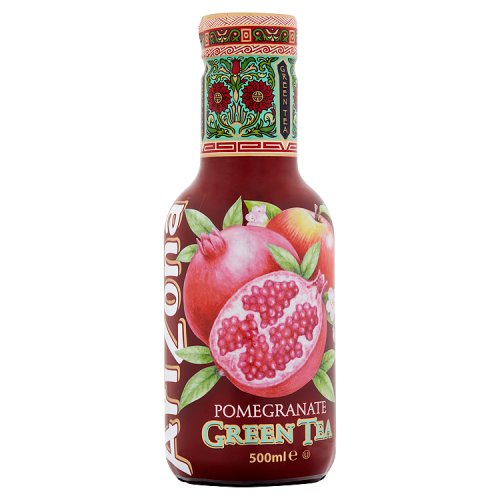 ARIZONA POMEGRANATE GREEN TEA 500ML X 6