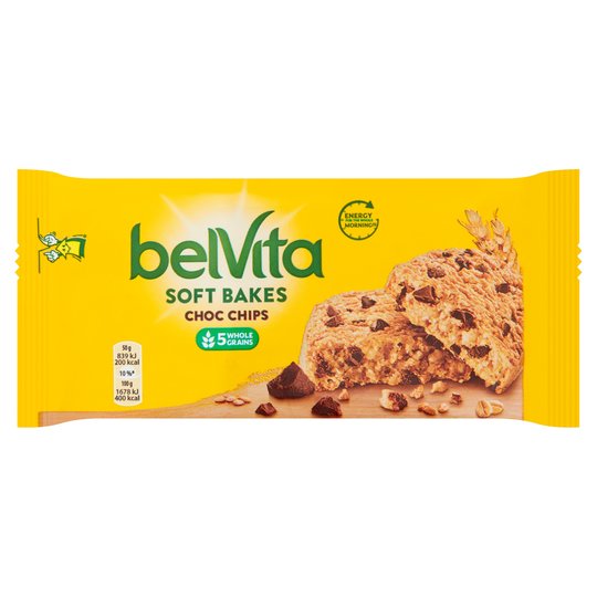 BELVITA SOFTBAKE CHOCOLATE CHIP 50Gx20