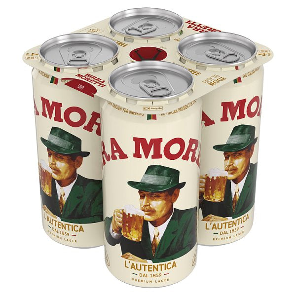 BIRRA MORETTI 440ML 4PK X 6