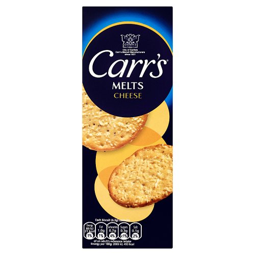 CARRS CHEESE MELTS 150Gx12