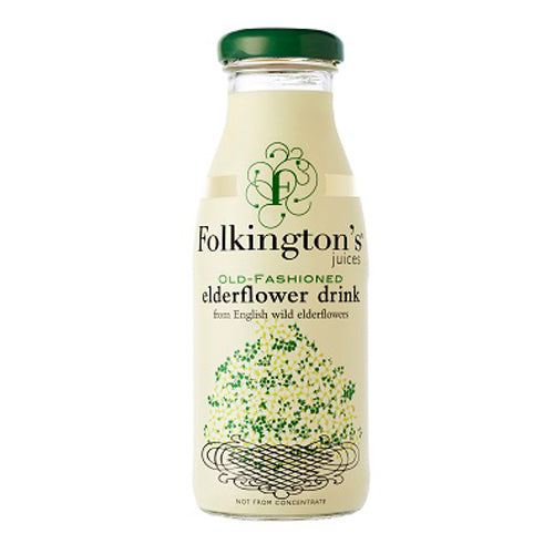 *FOLKINGTONS* ELDERFLOWER 250ML **BOTTLE** X 12