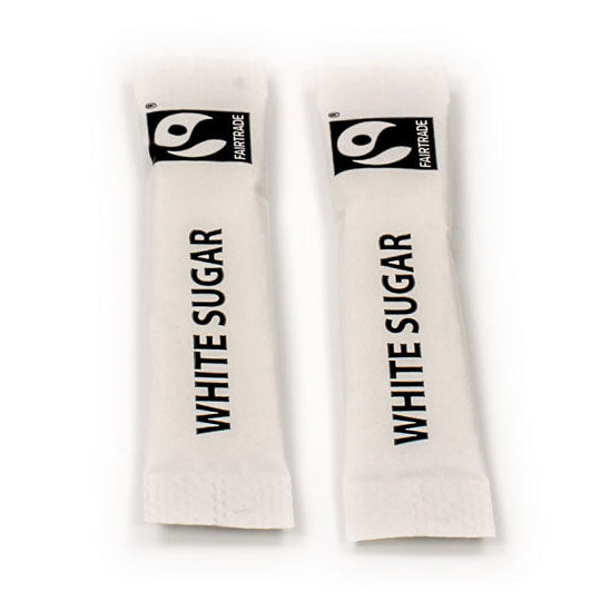 Two white sugar sticks