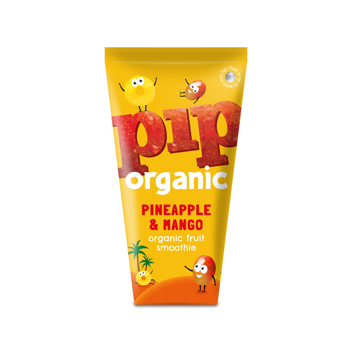 PIP ORGANIC 180ML PINEAPPLE. MANGO SMOOTHIE X 24