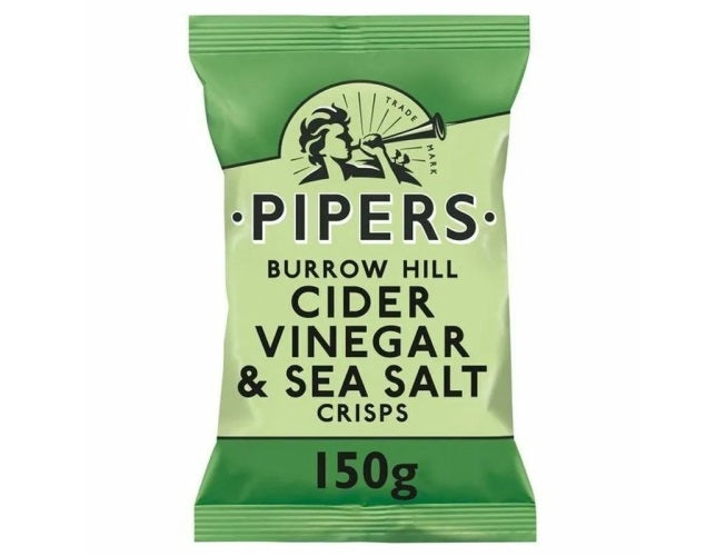 PIPERS CIDER VINEGAR & SEA SALT 150G X 8