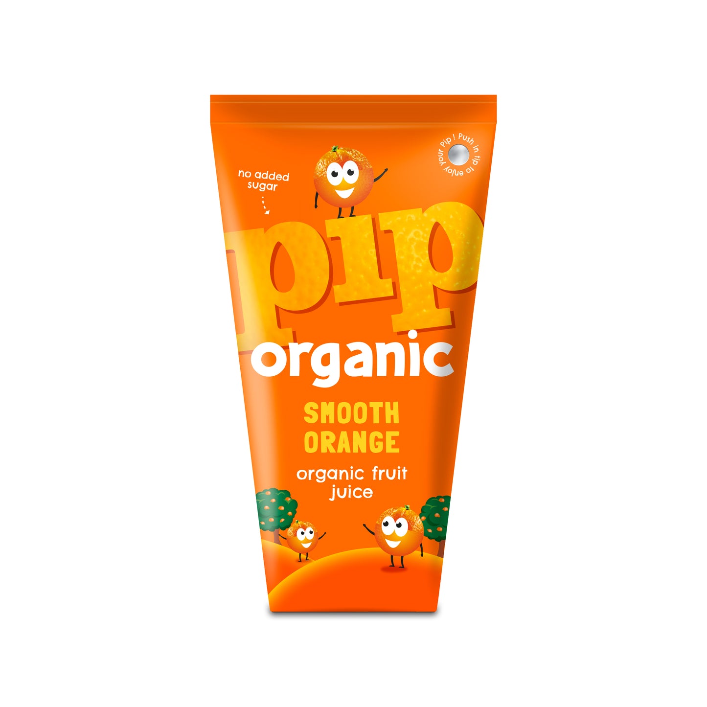 PIP ORGANIC 180ML SMOOTH ORANGE JUICE X 24