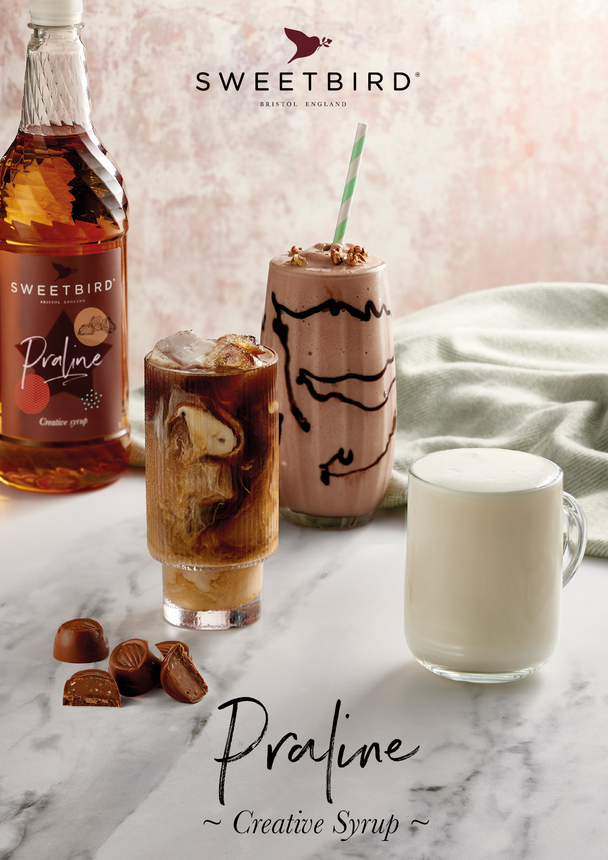 SWEETBIRD PRALINE SYRUP LTR