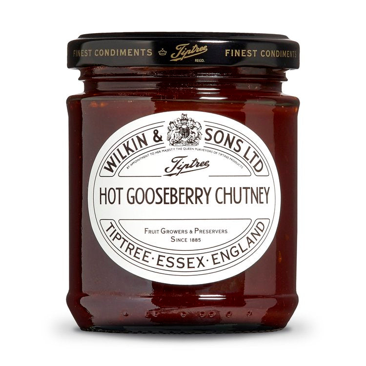 TIPTREE HOT GOOSEBERRY CHUTNEY 230g x 6