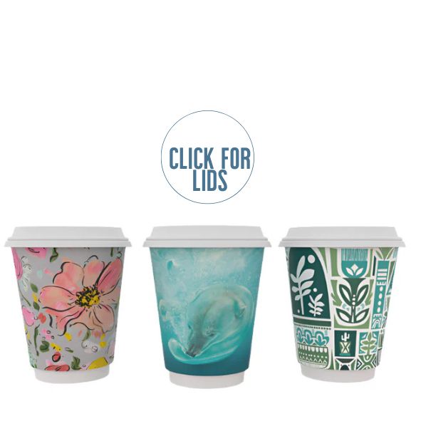 VEGWARE 12OZ GALLERY DESIGN DBL WALL CUPS x 500