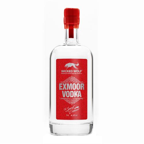 WICKED WOLF EXMOOR VODKA CITRUS 70CL X 6