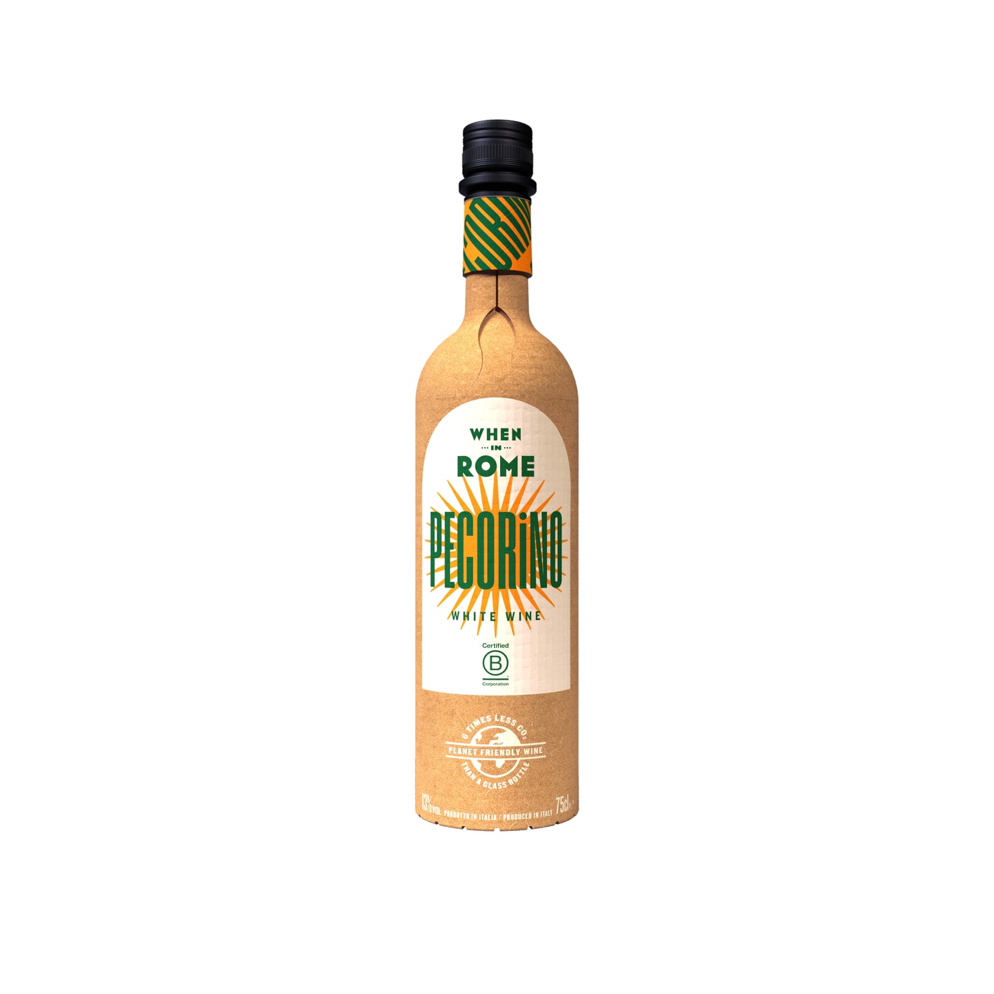 WHEN IN ROME 75cl PECORINO WINE PAPER BOTTLE X 6