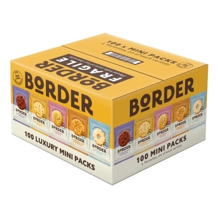 BORDER 100 VARIETY LUXURY MINI PACK ASSORTMENT X 1
