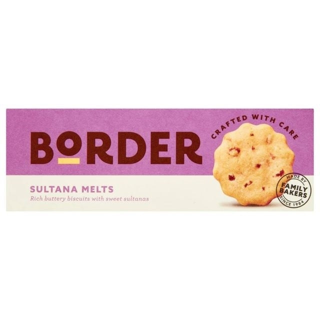 BORDER BUTTERY SULTANA MELTS 135G X 12