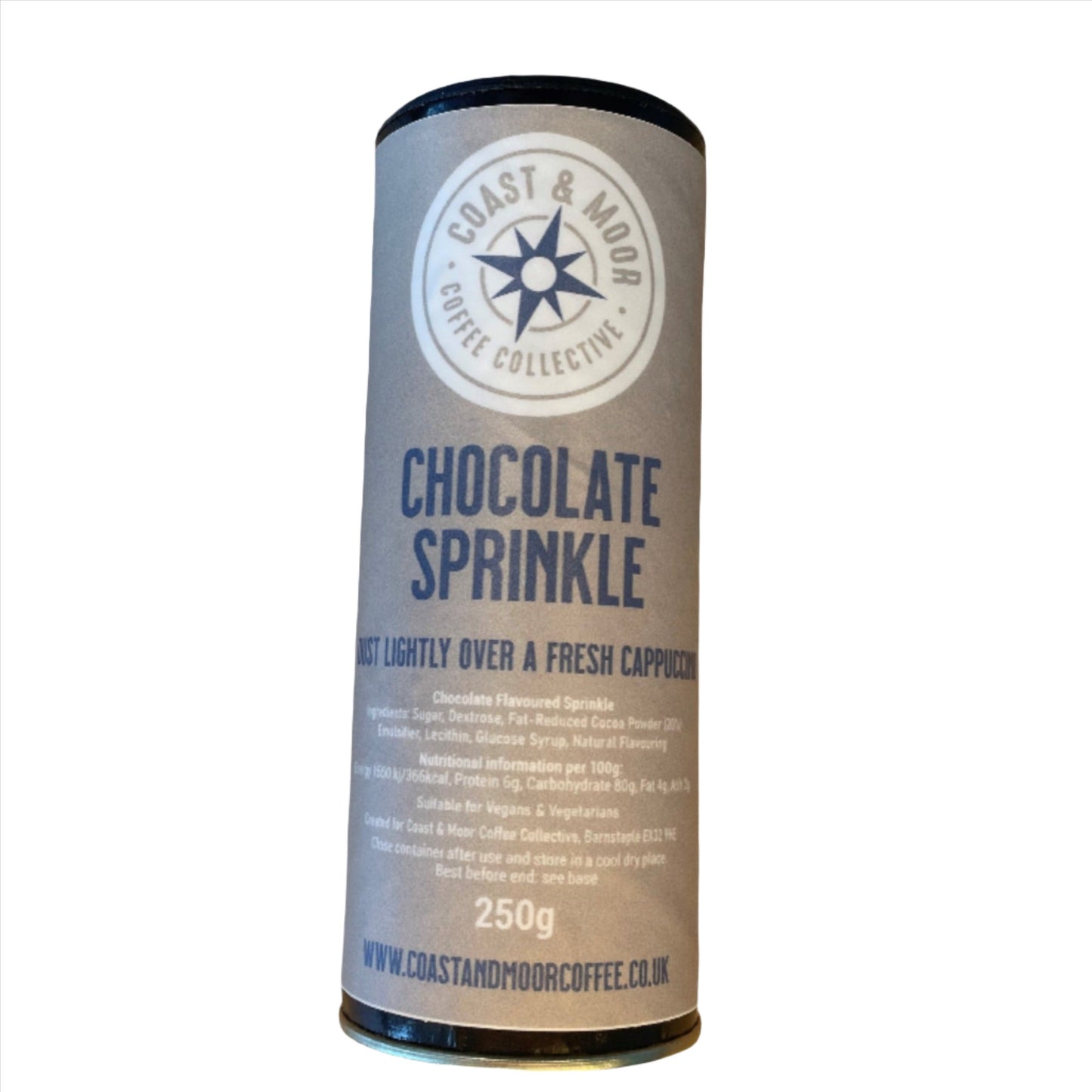 CHOCOLATE DUSTING SPRINKLES 250G X 1