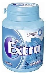 EXTRA PEPPERMINT BLUE BOTTLE 46pcs X 6