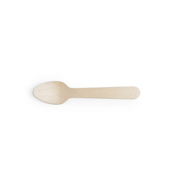 VEGWARE WOODEN TEA SPOONS 4.25IN X 2000