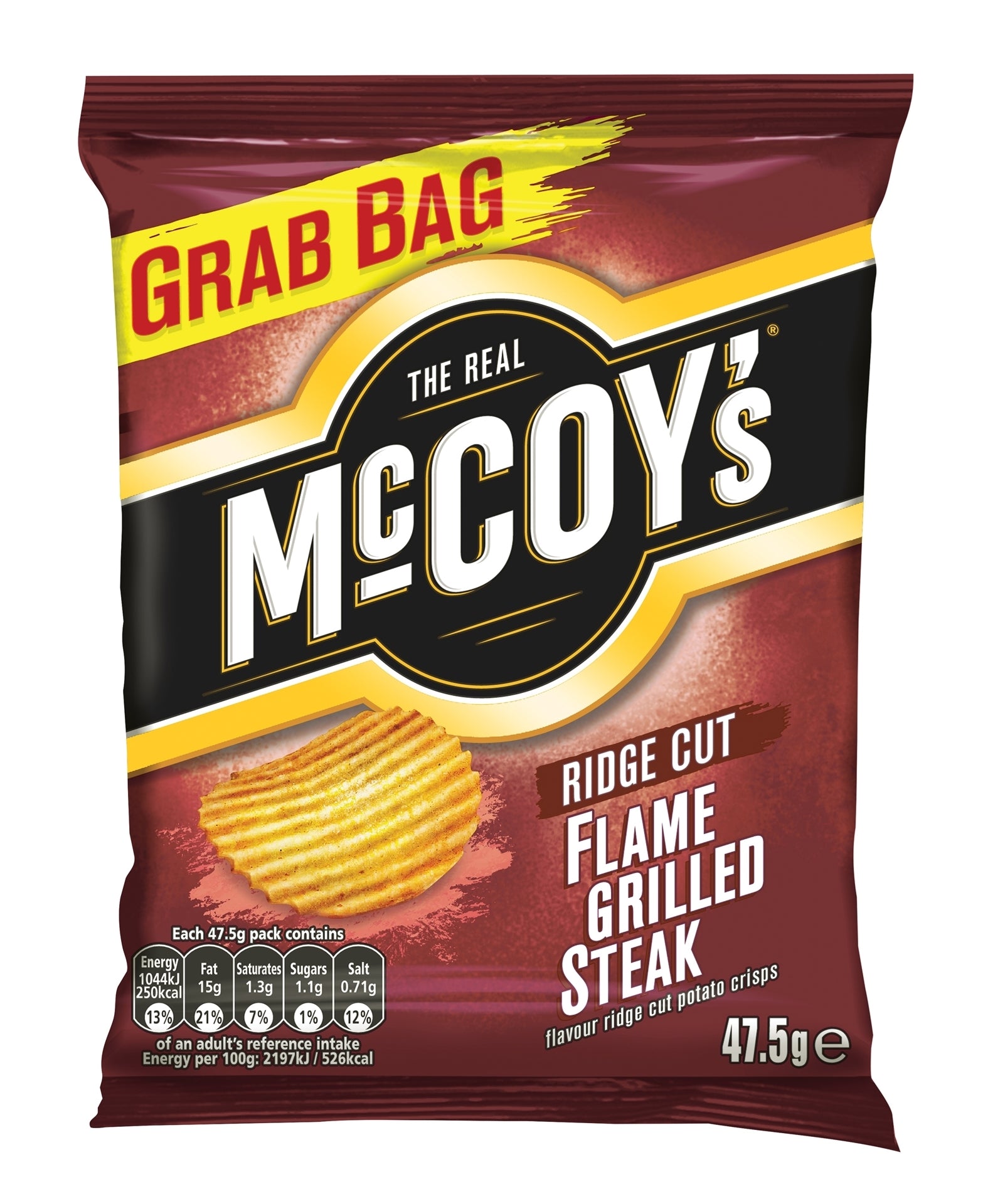 MCCOYS GRILLED STEAK STD 45G X 26