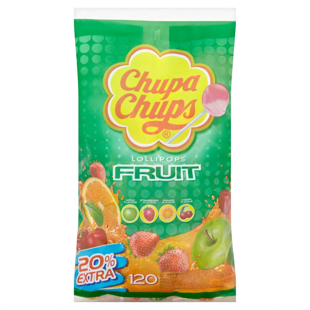 CHUPA FRUIT REFILL BAG 100+20 FREE X 25P