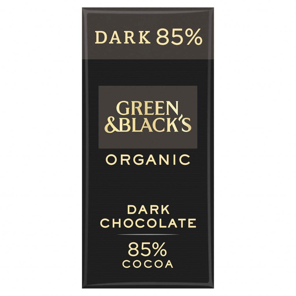 GREEN & BLACKS *85%* DARK 90G x 15