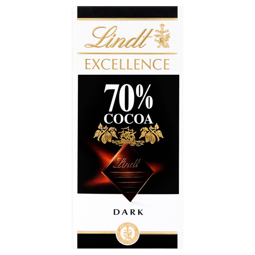 LINDT EXCELLENCE *70%* DARK 100G X20